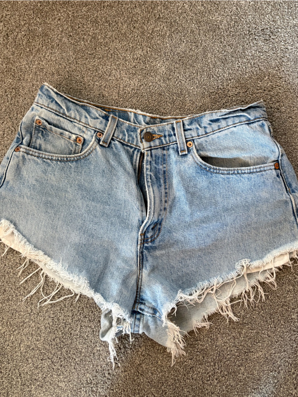 Vintage Levi Red Tab Denim Cut-off Denim Shorts